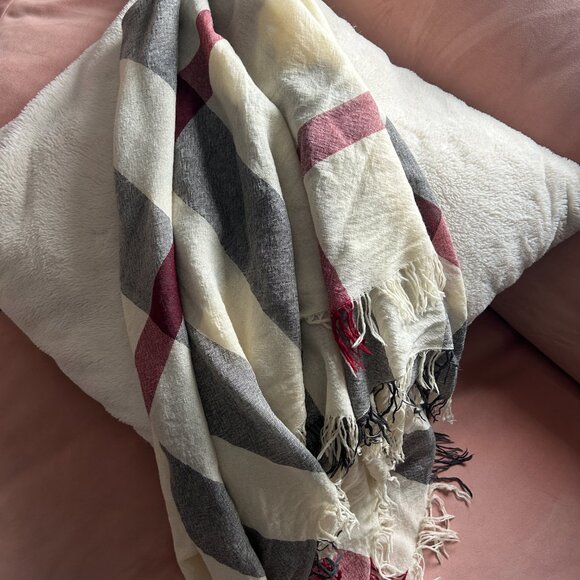 Burberry Merino Wool Super Nova Check Scarf - Picture 3 of 3